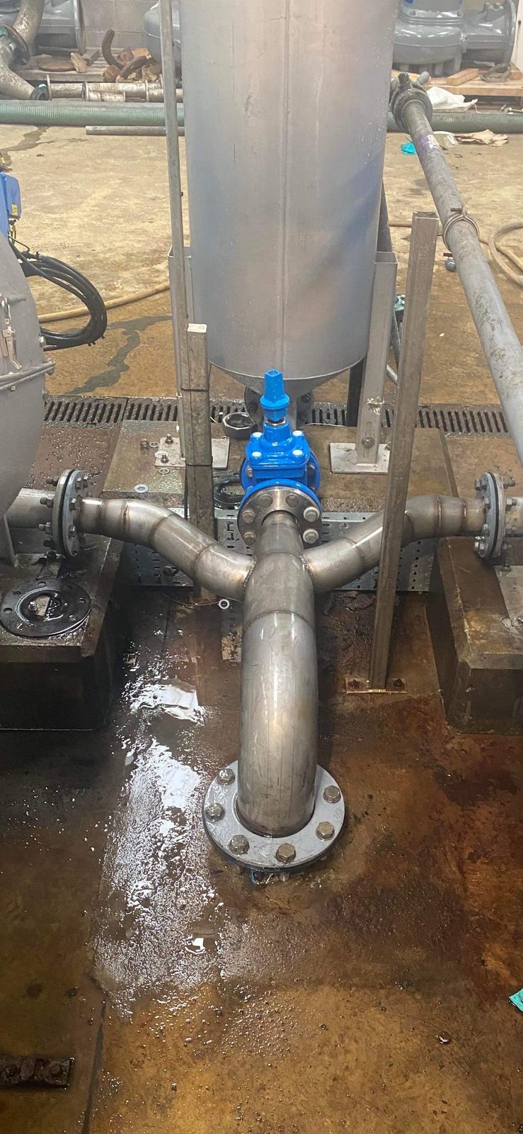 Bespoke stainless steel pipework fabrication by Liberty Water