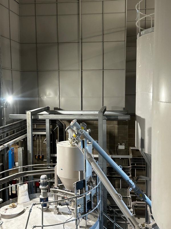 Completed 6m lifting gantry installation at Drumaroad water treatment works