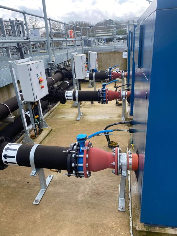 Plant pipework installation completed by Liberty Water engineers