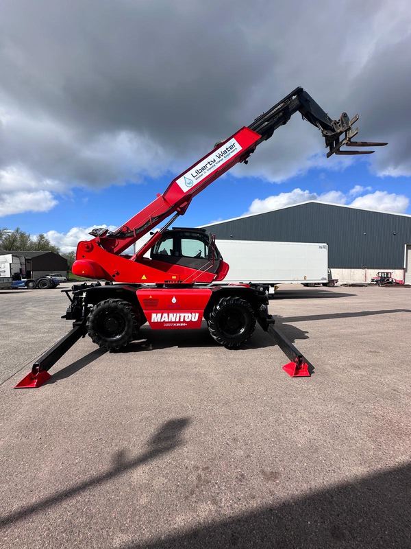 Liberty Water's new Manitou 2150 telehandler plant
